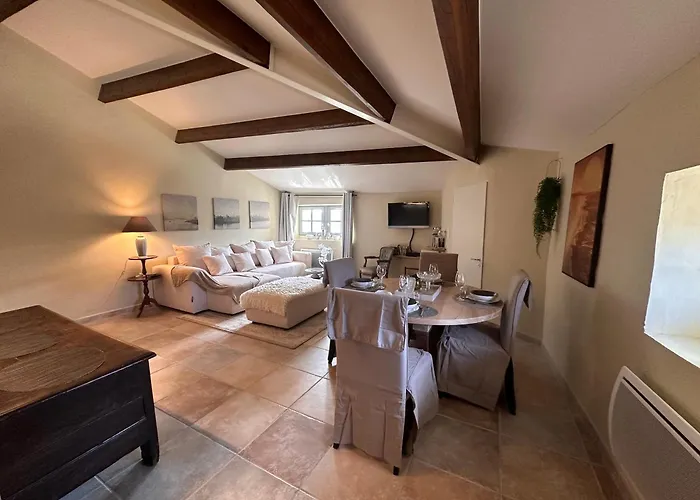 2eme Etage 4 Personnes Dans Chateau Avec Piscine Collective 公寓
